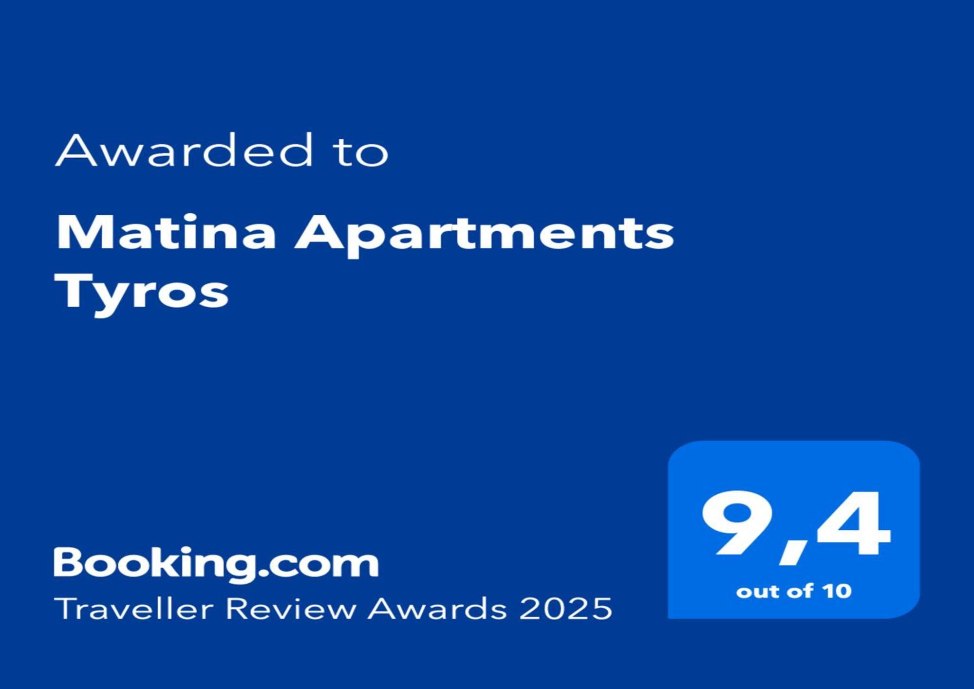 Matina Apartments Tyros Extérieur photo
